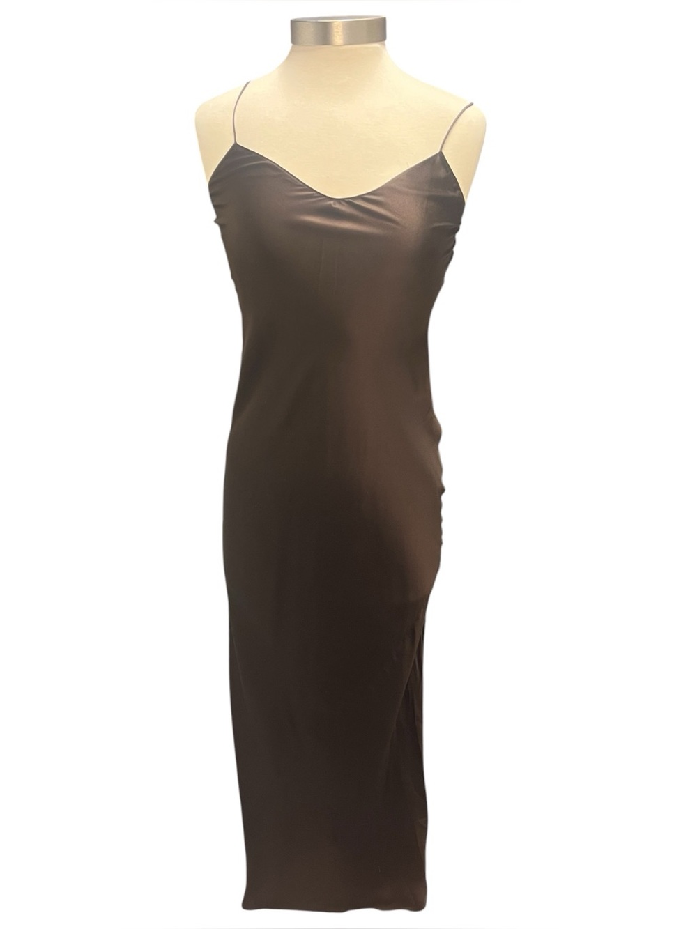 Nili Lotan Bias Cut Silk Slip Dress